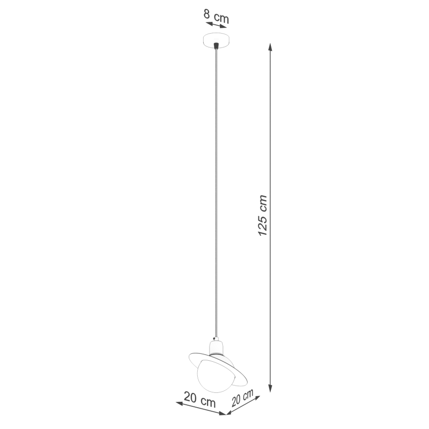 Подвесная люстра HYPERION 1xG9/8W/230V черный