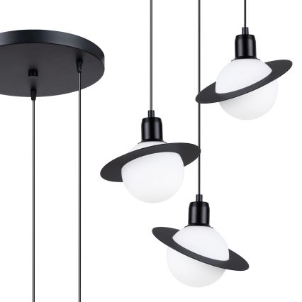 Підвісна люстра HYPERION 3xG9/8W/230V чорний