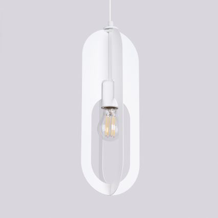 Підвісна люстра NICUS 1xE27/15W/230V білий