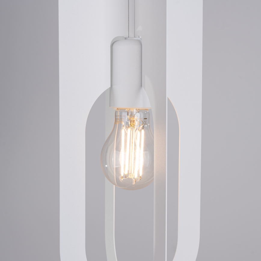 Підвісна люстра NICUS 1xE27/15W/230V білий