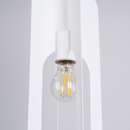 Підвісна люстра NICUS 1xE27/15W/230V білий