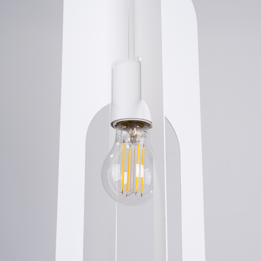 Підвісна люстра NICUS 1xE27/15W/230V білий