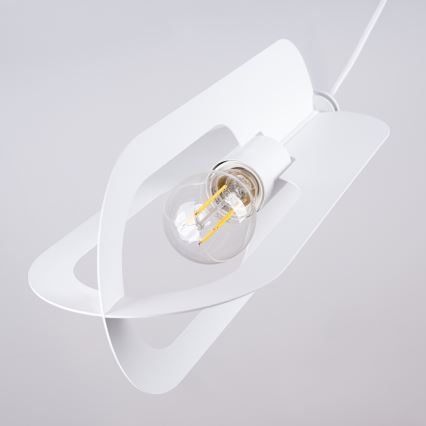 Підвісна люстра NICUS 3xE27/15W/230V білий