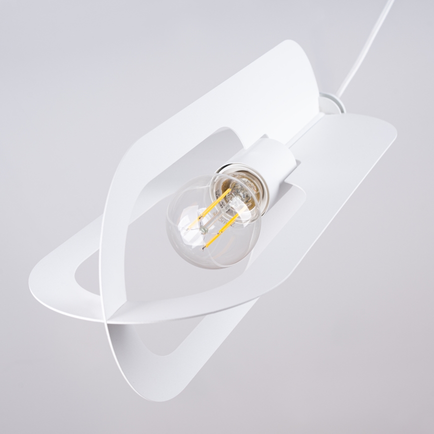 Підвісна люстра NICUS 3xE27/15W/230V білий