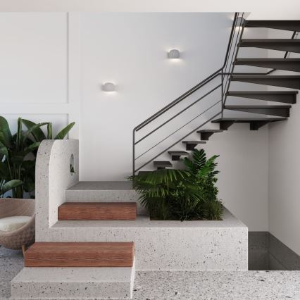 Настінний світильник GLOBE 2xG9/8W/230V бетон/сірий