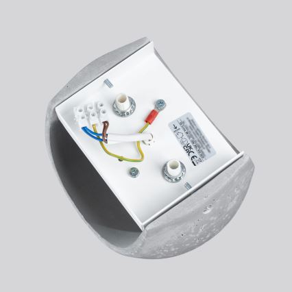 Настінний світильник GLOBE 2xG9/8W/230V бетон/сірий
