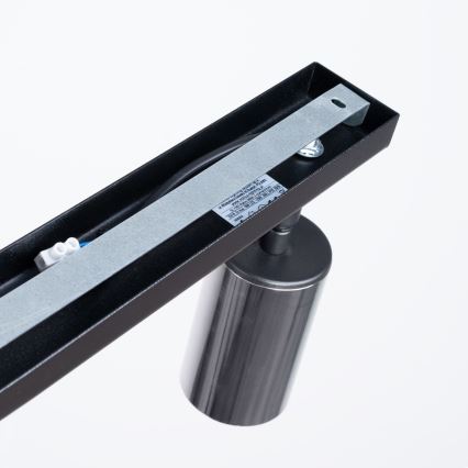 Точечный светильник WINX 2xGU10/10W/230V черный/блестящий хром