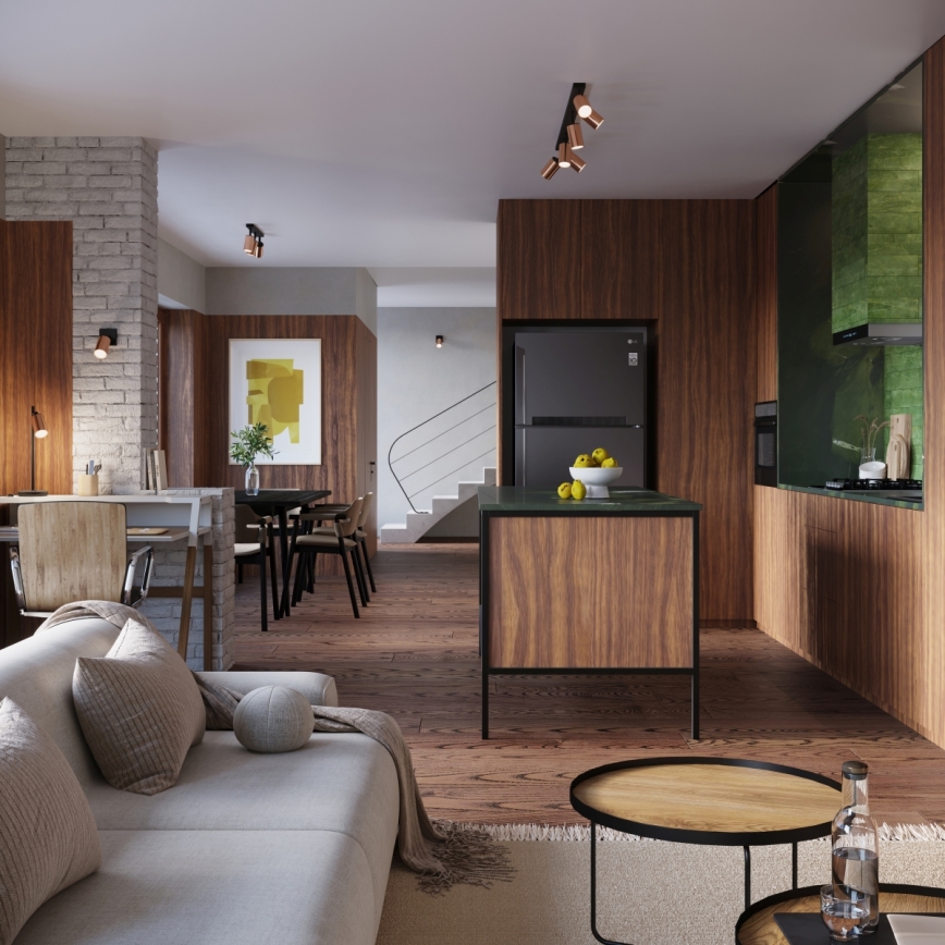 Настенный точечный светильник WINX 1xGU10/10W/230V черный/медный