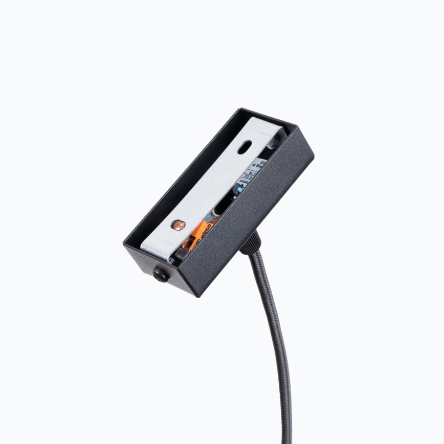 Світлодіодна підвісна люстра SPARK 1xG13/8,5W/230V чорний