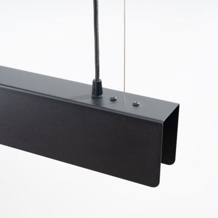 Світлодіодна підвісна люстра SPARK 1xG13/8,5W/230V чорний