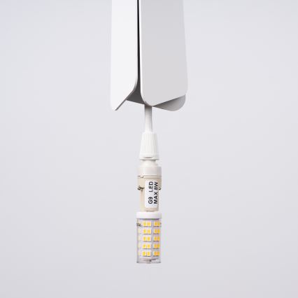 Підвісна люстра PRYSM 1xG9/8W/230V білий