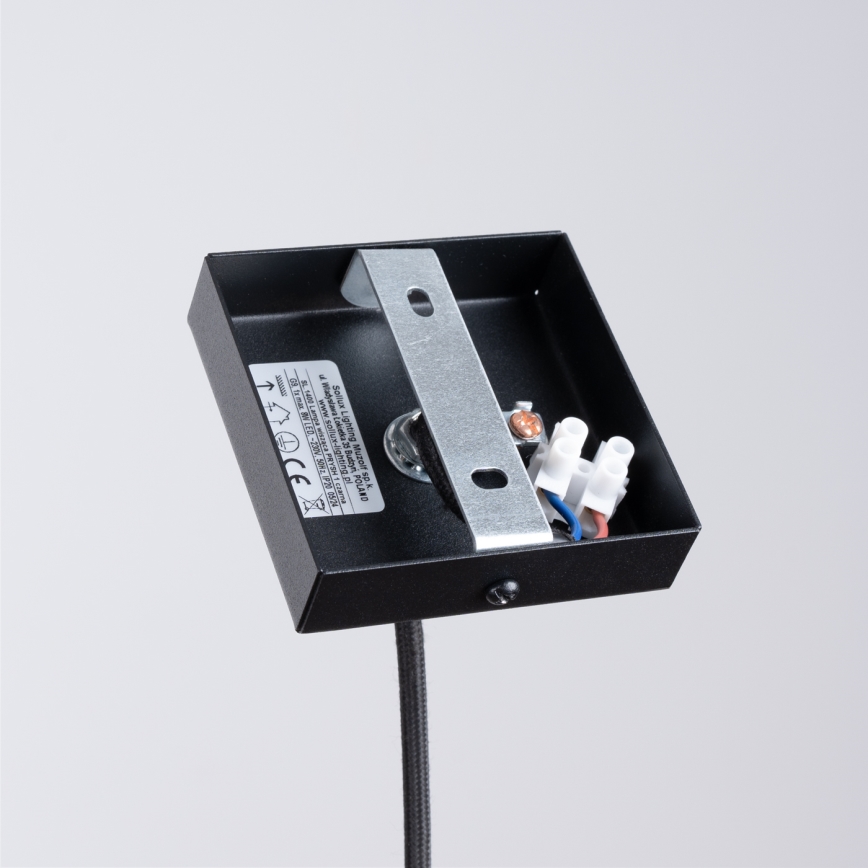 Підвісна люстра PRYSM 1xG9/8W/230V чорний