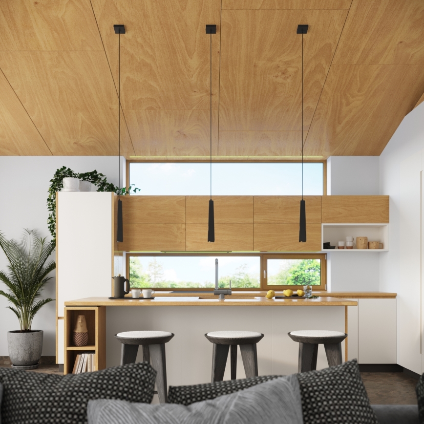 Подвесная люстра PRYSM 1xG9/8W/230V черный