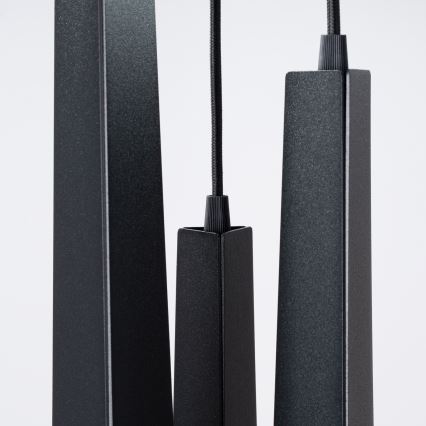 Підвісна люстра PRYSM 3xG9/8W/230V чорний