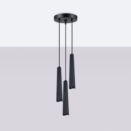 Подвесная люстра PRYSM 3xG9/8W/230V черный