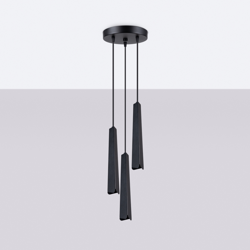 Подвесная люстра PRYSM 3xG9/8W/230V черный