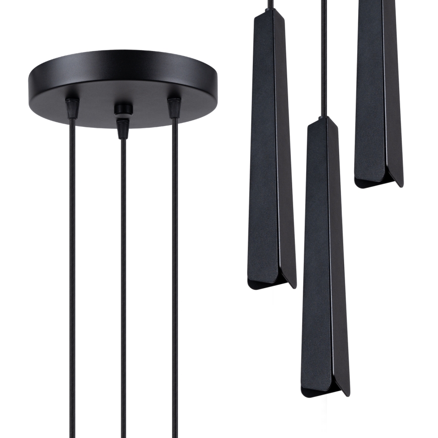 Подвесная люстра PRYSM 3xG9/8W/230V черный