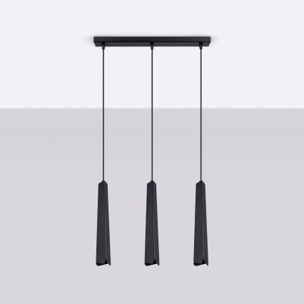Подвесная люстра PRYSM 3xG9/8W/230V черный