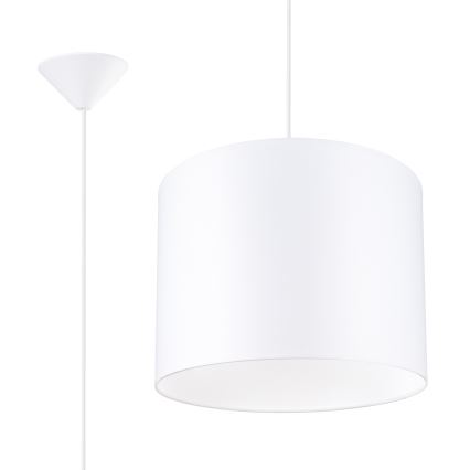 Підвісна люстра NOVA 1xE27/15W/230V діаметр 30 см білий