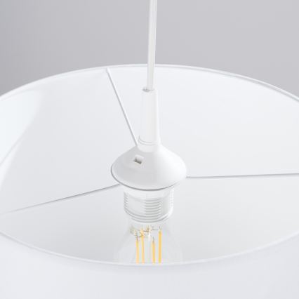 Підвісна люстра NOVA 1xE27/15W/230V діаметр 30 см білий