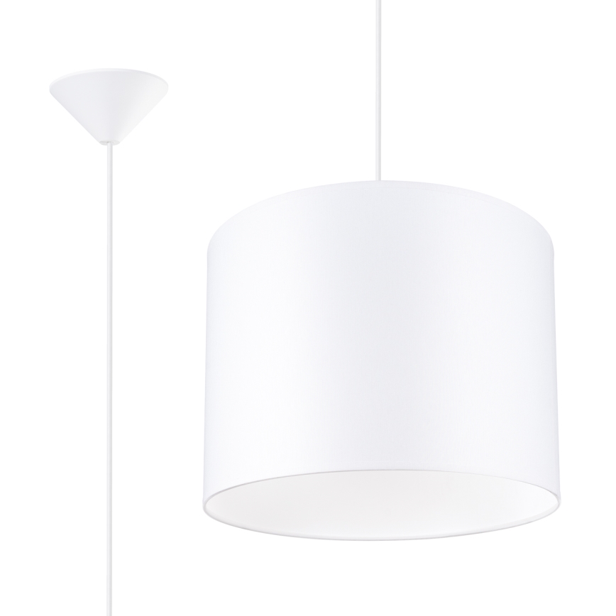 Подвесная люстра NOVA 1xE27/15W/230V диаметр 30 см белый