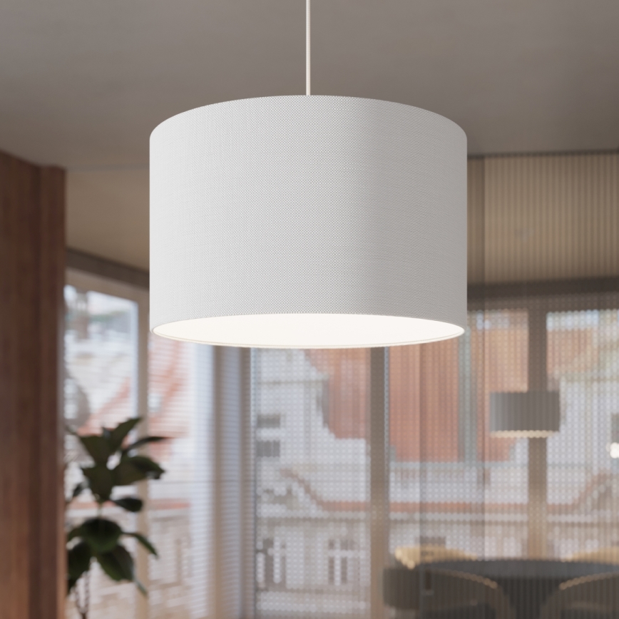 Підвісна люстра NOVA 1xE27/15W/230V діаметр 40 см білий