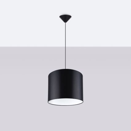 Подвесная люстра NOVA 1xE27/15W/230V диаметр 30 см черный