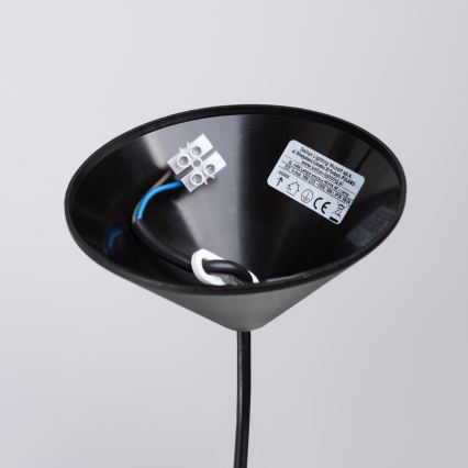 Підвісна люстра NOVA 1xE27/15W/230V діаметр 40 см чорний