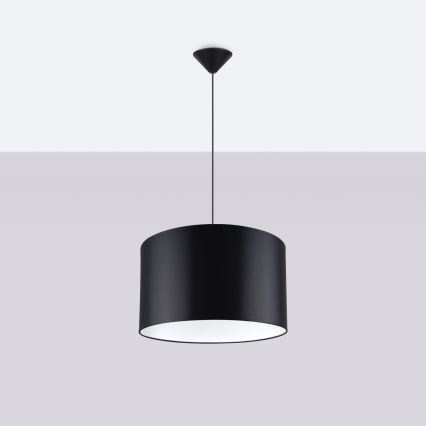 Подвесная люстра NOVA 1xE27/15W/230V диаметр 40 см черный