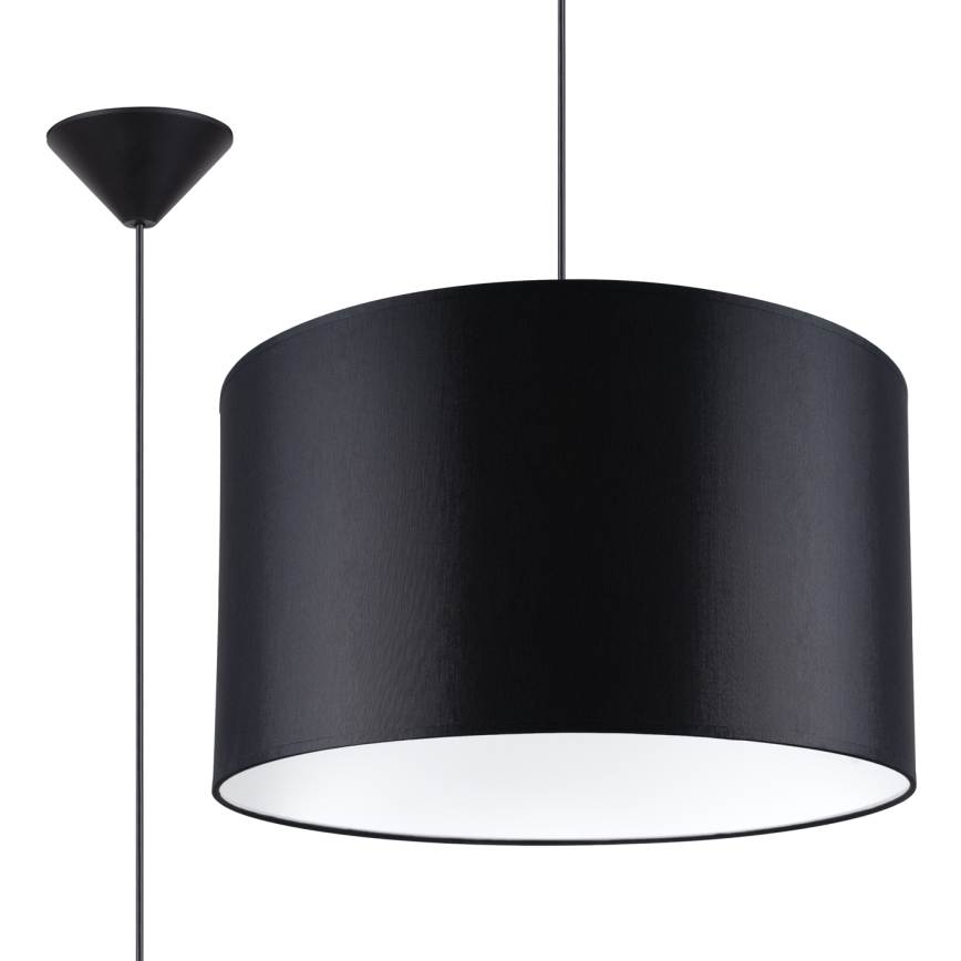 Подвесная люстра NOVA 1xE27/15W/230V диаметр 40 см черный