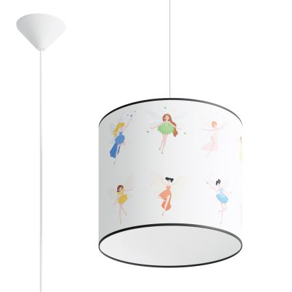 Дитяча підвісна люстра FAIRY 1xE27/15W/230V діаметр 30 см фея