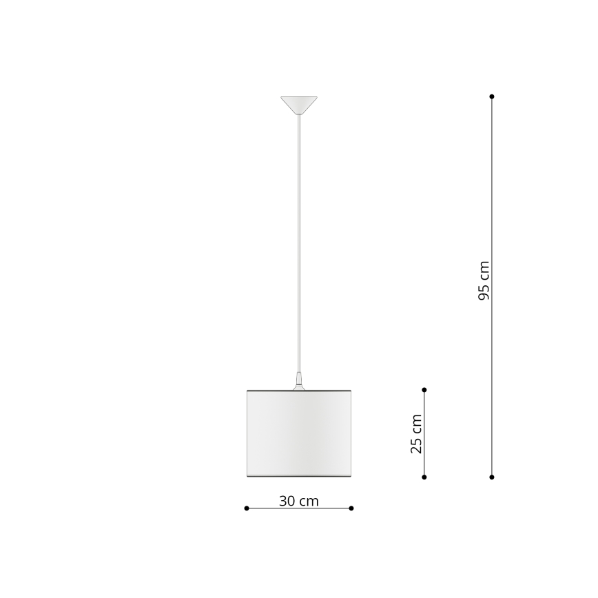 Дитяча підвісна люстра FAIRY 1xE27/15W/230V діаметр 30 см фея