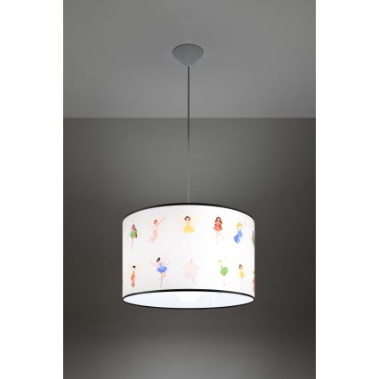 Дитяча підвісна люстра FAIRY 1xE27/15W/230V діаметр 40 см фея