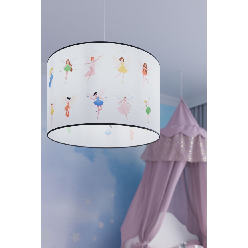Дитяча підвісна люстра FAIRY 1xE27/15W/230V діаметр 40 см фея