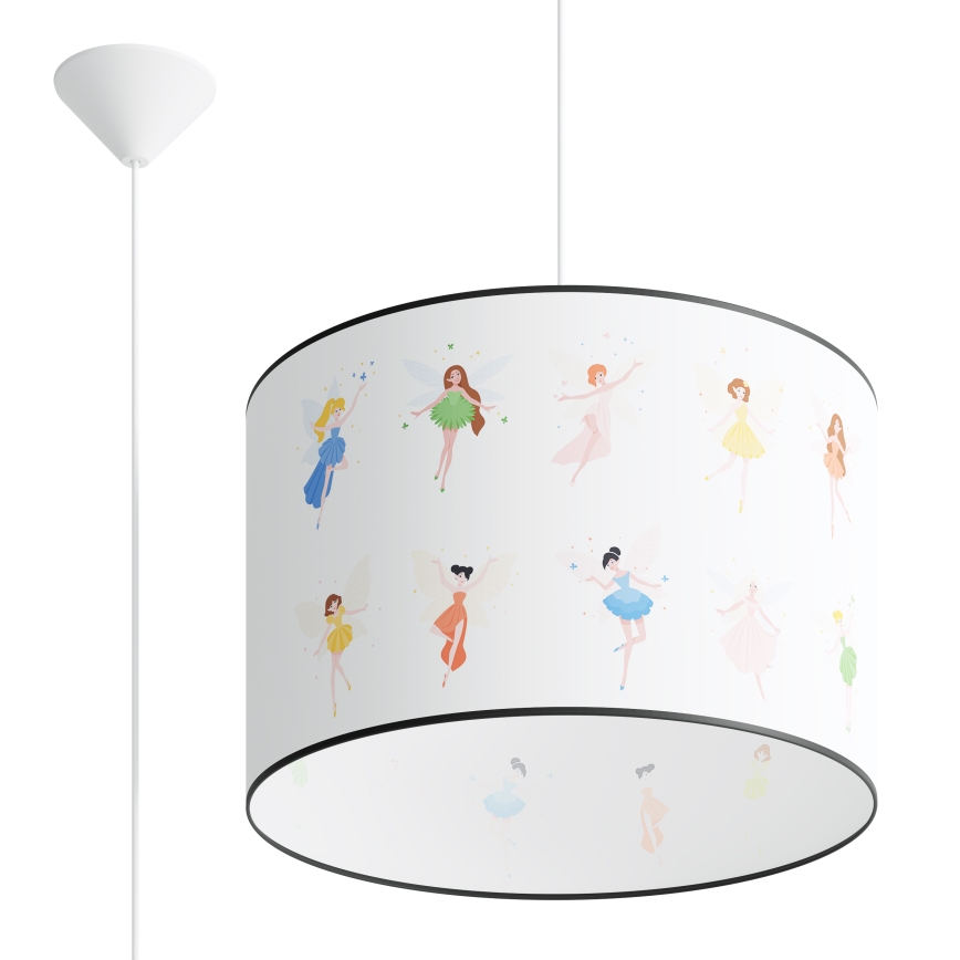 Дитяча підвісна люстра FAIRY 1xE27/15W/230V діаметр 40 см фея