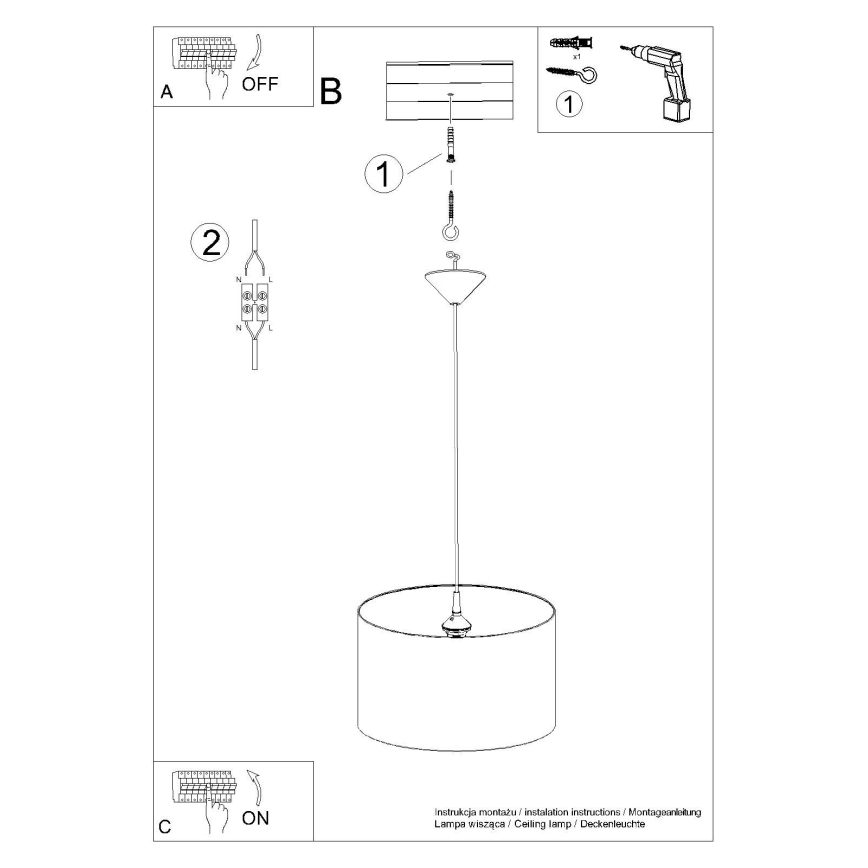 Детская подвесная люстра CAT 1xE27/15W/230V диаметр 40 см кот