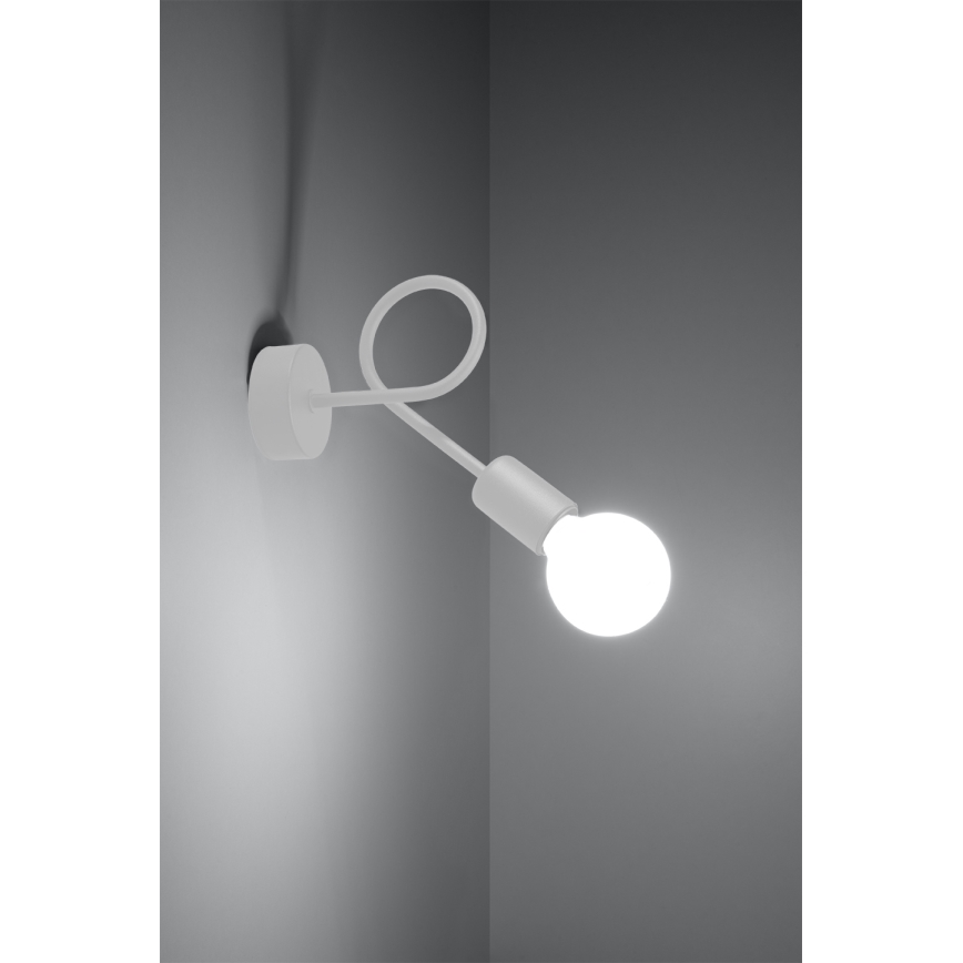 Настенная лампа LOOP 1xE27/15W/230V белый