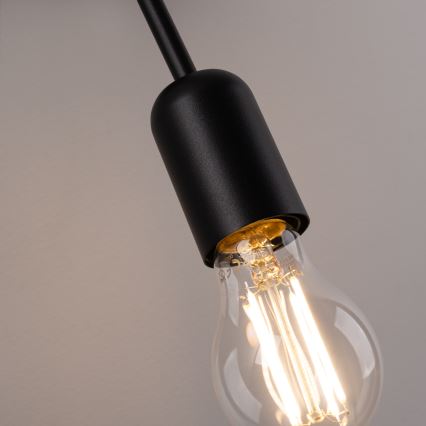 Настенная лампа LOOP 1xE27/15W/230V черный