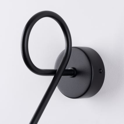 Настенная лампа LOOP 1xE27/15W/230V черный