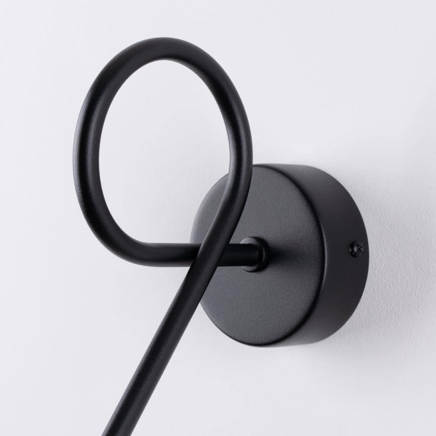 Настінна лампа LOOP 1xE27/15W/230V чорний