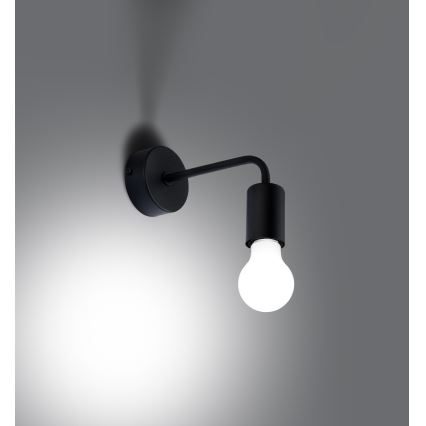 Настенная лампа NORAH 1xE27/15W/230V черный