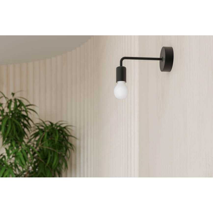 Настенная лампа NORAH 1xE27/15W/230V черный
