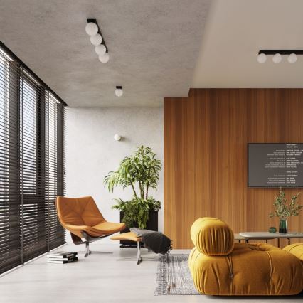 Настінний світильник YOLI 1xG9/8W/230V чорний