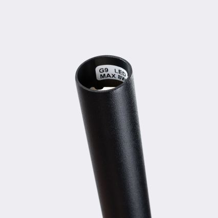 Підвісна люстра BLISS 1xG9/8W/230V чорний