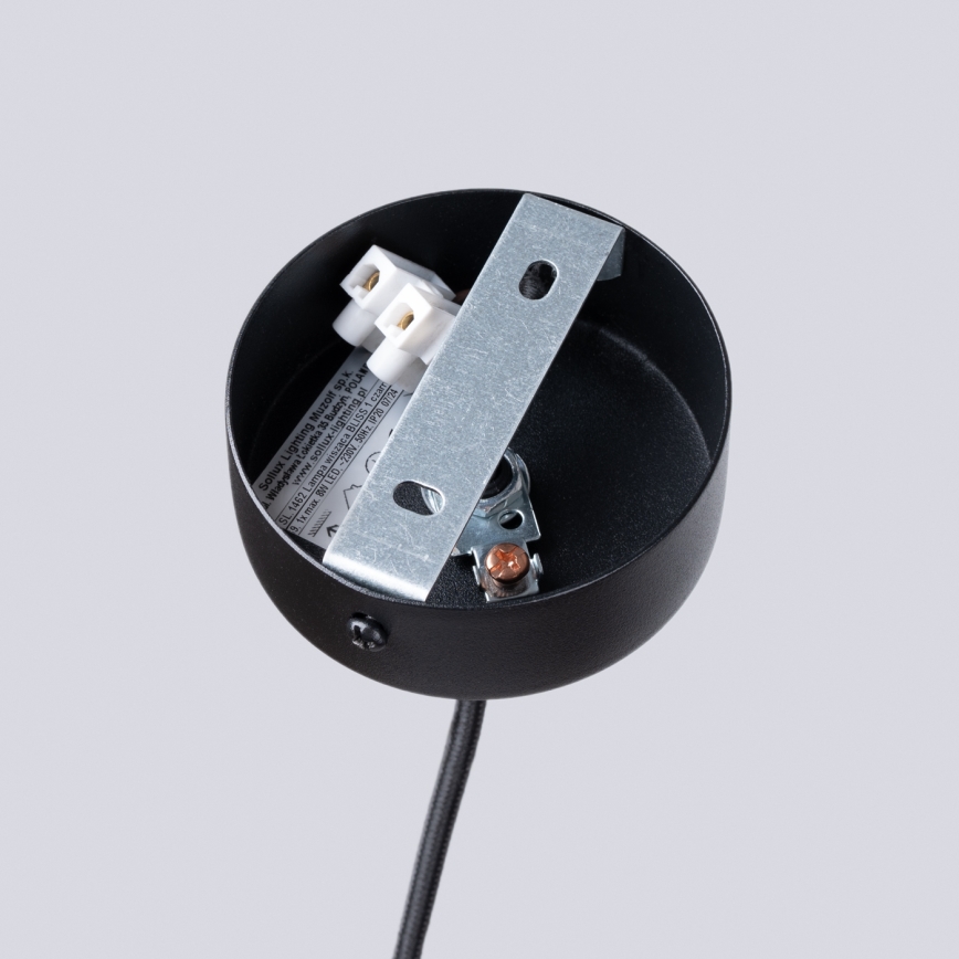 Підвісна люстра BLISS 1xG9/8W/230V чорний
