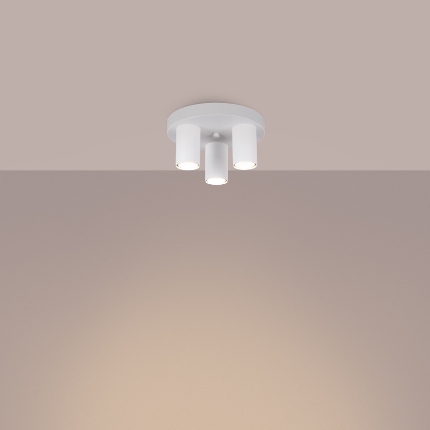 Точковий світильник LAGOS 3xGU10/10W/230V білий