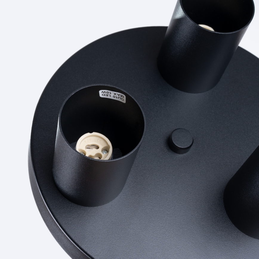 Точковий світильник LAGOS 3xGU10/10W/230V чорний