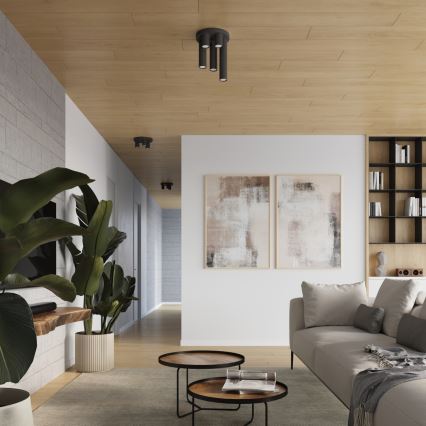 Точковий світильник LAGOS 5xGU10/10W/230V чорний