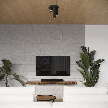 Точковий світильник LAGOS 5xGU10/10W/230V чорний