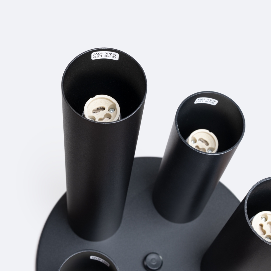 Точковий світильник LAGOS 5xGU10/10W/230V чорний